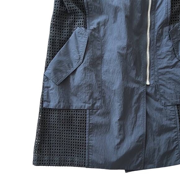 D'deMoo black light weight Midi mesh women’s jacket - Picture 3 of 6